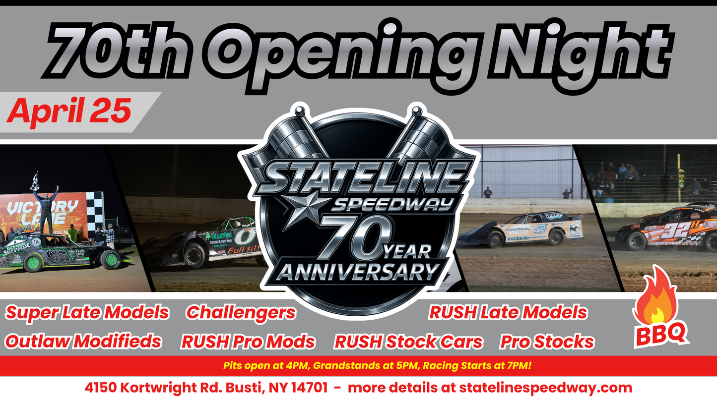 70th Opening Night featuring Super 7 Racing