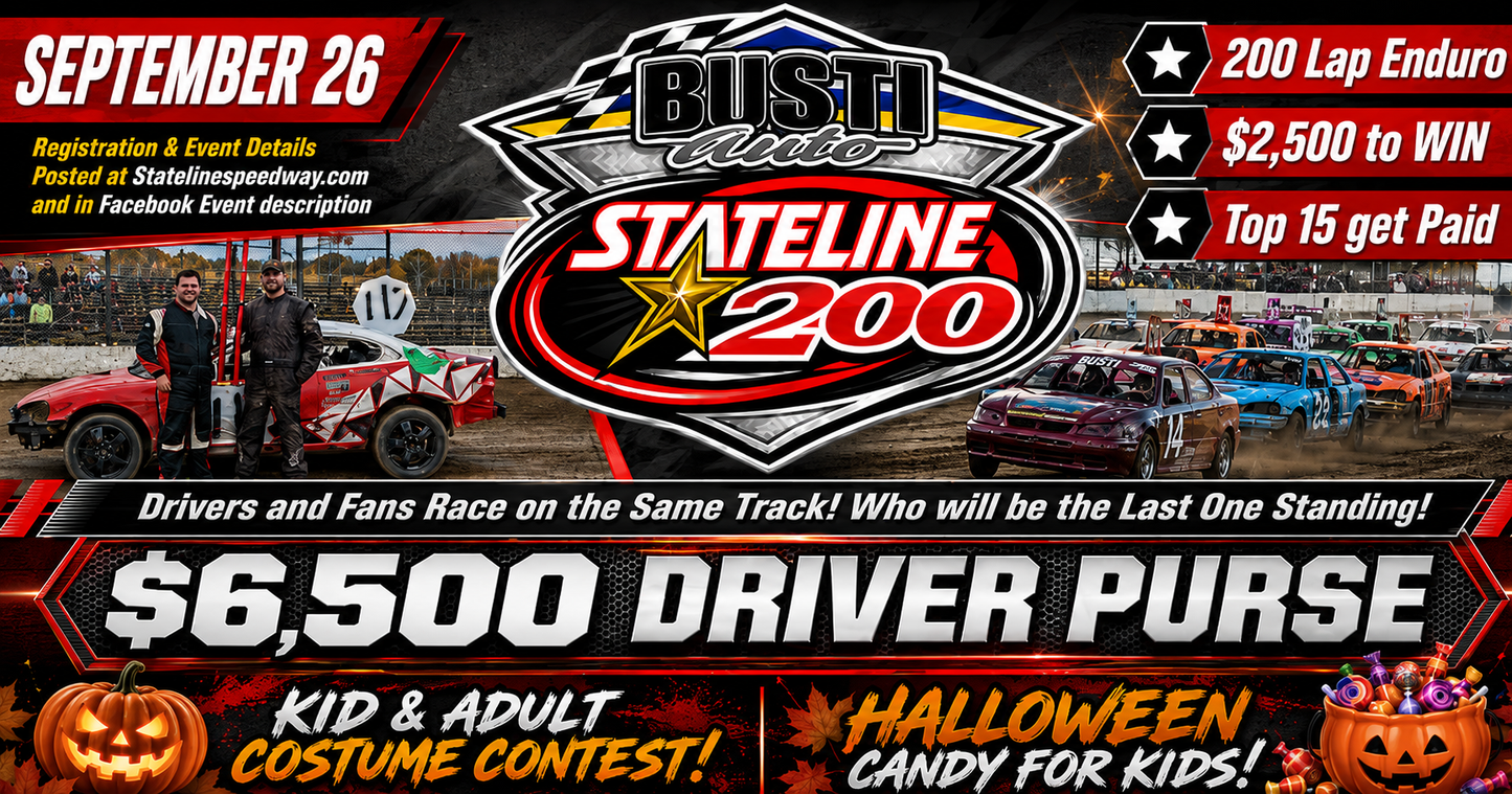 Busti Auto Stateline 200 & Halloween Costume Contest