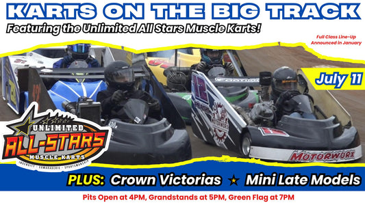 Karts on the Big Track Featuring the UAS Muscle Karts