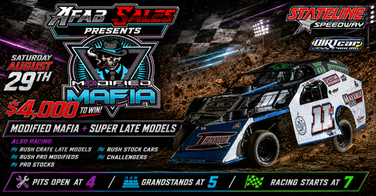 AFAB SALES Modified Mafia Tour $4,000 to Win + Super Late Models - Support Divisions