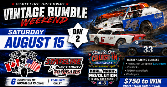 Vintage Rumble Day 2 - Vintage Feature Events + Super 7 Racing Classes